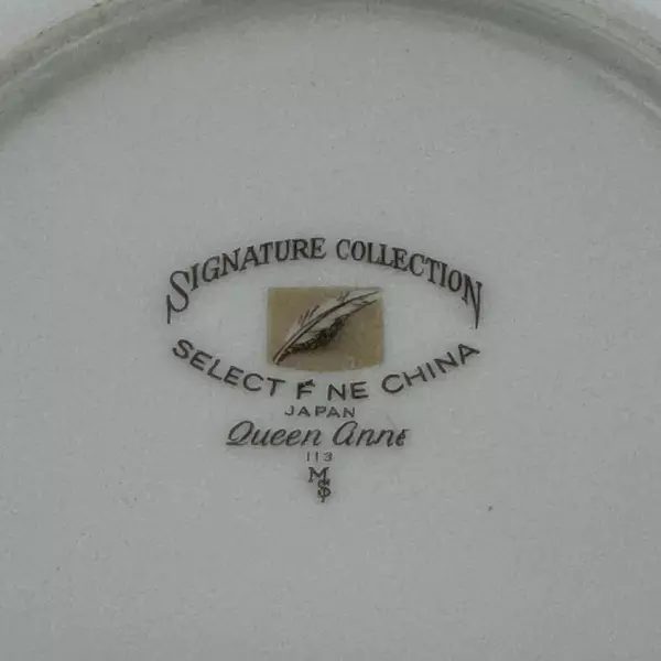 Lot of 8 Signature China Queen Anne Fruit Bowls 5.5" Japan Vintage