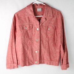TSD Two Star Dog Women's Red Button Up Shirt Long Sleeve Size XS
