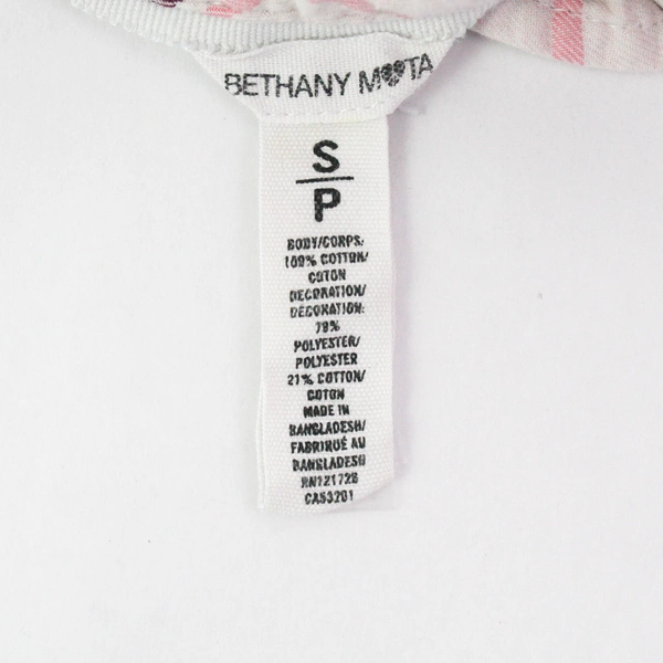 Bethany Mota Women's Pink Plaid Button Up Shirt With Crochet Accents Size S