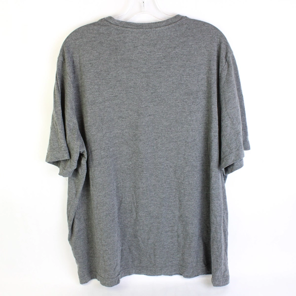 Athletic Works Men's 2XL Gray Pocketed T-Shirt Casual Cotton Tee