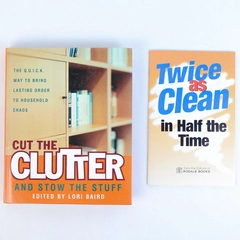 Cut The Clutter And Stow The Stuff HC 2002 Twice As Clean Bonus PB Insert 2002
