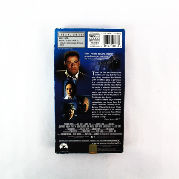 The General's Daughter Special Edition John Travolta VHS Movie 2000