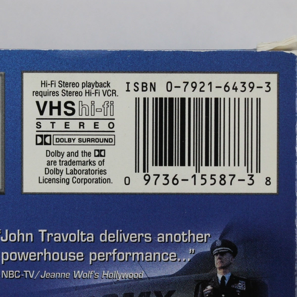 The General's Daughter Special Edition John Travolta VHS Movie 2000