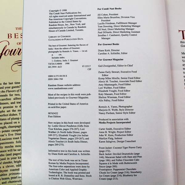 Lot of 2 Gourmet Cookbooks: Quick Kitchen & The Best of Gourmet 1998 HC