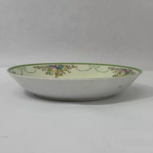 Vtg 1940s Meito China Isabella 7.5" Coupe Soup Bowl Ceramic Dish Hand Painted