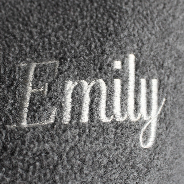 Lands' End Women's Petite Large Gray Soft Fleece Ankle Length Robe 14/16 Emily