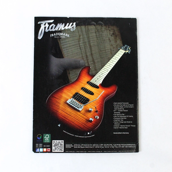 Guitar Player Magazine Holiday 2012 Earl Slick New York Dolls - Good Condition