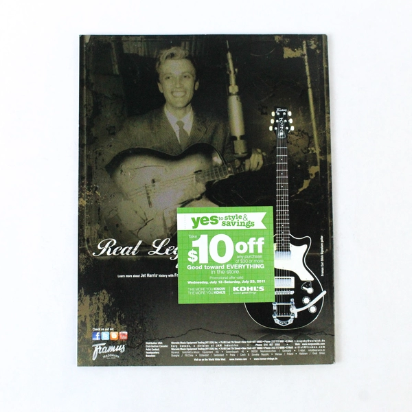 Guitar Player Magazine Aug 2011 Rob Ickes Dick Dale Seether Three Days Grace