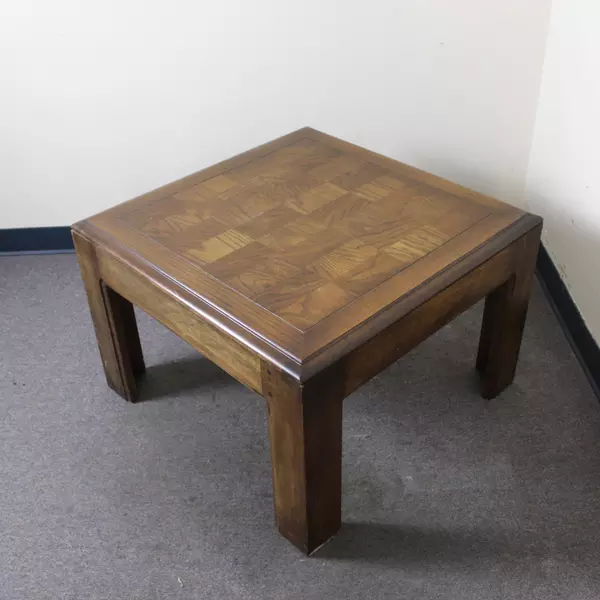 Mid Century Modern Lane Checkered Low Coffee Table