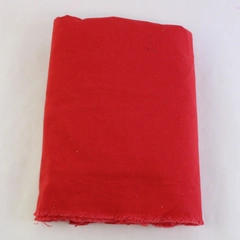 Red Lightweight Woven Cotton Fabric 58" W x 1.75 yds L 