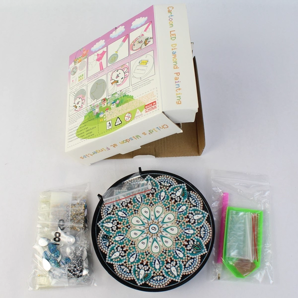 Cartoon LED Diamond Painting Kit Open Box