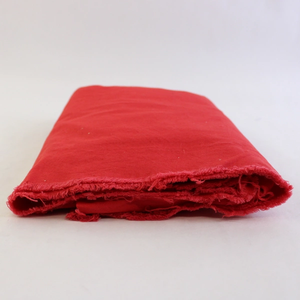 Red Lightweight Woven Cotton Fabric 58" W x 1.75 yds L 