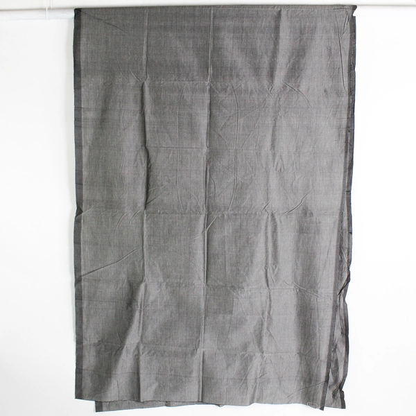Gray Lightweight Woven Dupioni Silk Fabric 41" W x 3 1/3 yds L