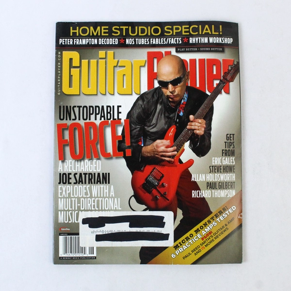 Guitar Player Magazine June 2013 - Joe Satriani & Peter Frampton, Good Condition