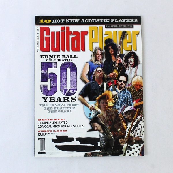 Guitar Player Magazine June 2012 - Ernie Ball 50th Anniv. Slash & Satriani