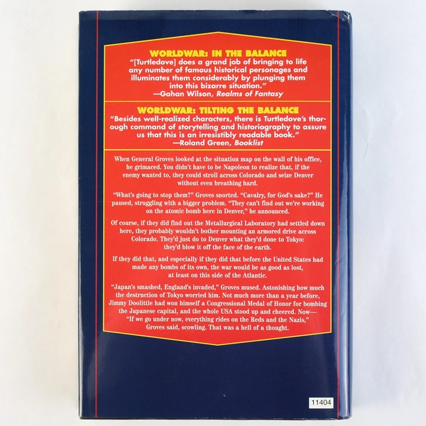 Worldwar: Upsetting The Balance by Harry Turtledove 1996 Del Rey Hardcover