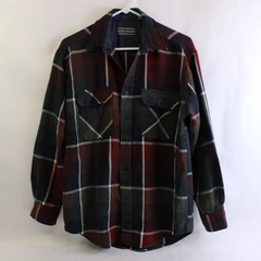 David Taylor Flannel Button Down Men's Medium Plaid Acrylic