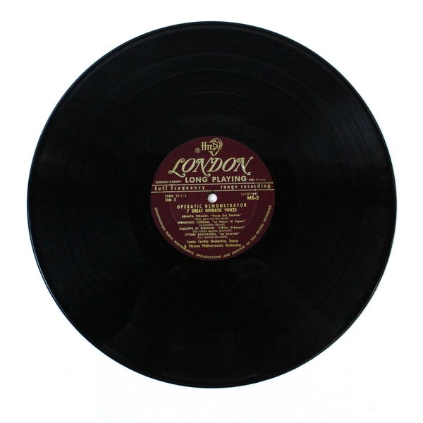 Operatic Demonstrator 7 Great Operatic Voices 1956 Single Vinyl 12 Inches 