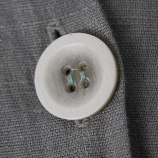 Aly Wear Gray Women's Button Up Medium Long Sleeve