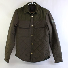 Scotch & Soda Women’s Small Midweight Brown Olive Wool Blend Jacket Coat