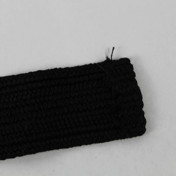 Unbranded Black Woven Belt With Intricate Gold-Toned Buckle Women's 35"