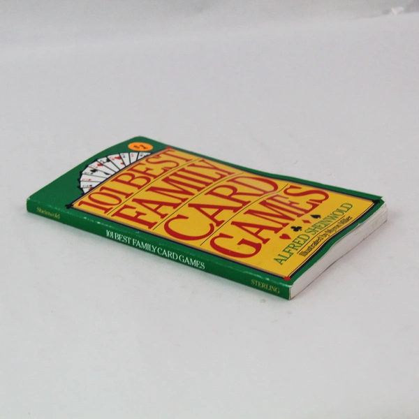 101 Best Family Card Games by Alfred Sheinwold 1992 Paperback Book