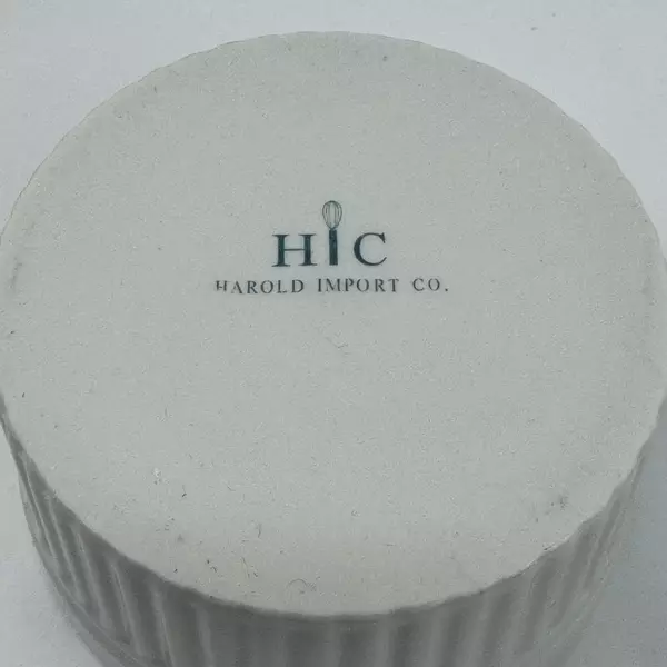 Set of 9 Pier 1 Imports White Ceramic Ramekins Bakeware Ovenware