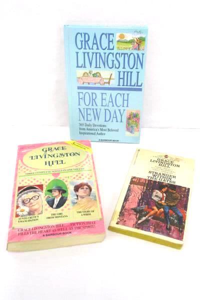 3 Grace Livingston Hill Books Inspirational Reader Romance Novels Paperback Hard