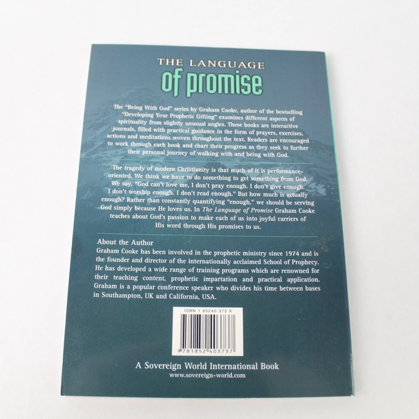 The Language of Promise by Graham Cooke 2004 Sovereign World Paperback