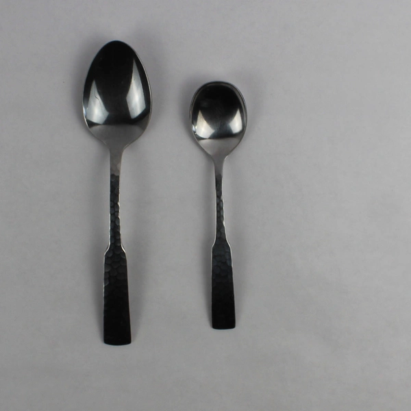3 Rogers Co Hammered Silver Flatware Spoons