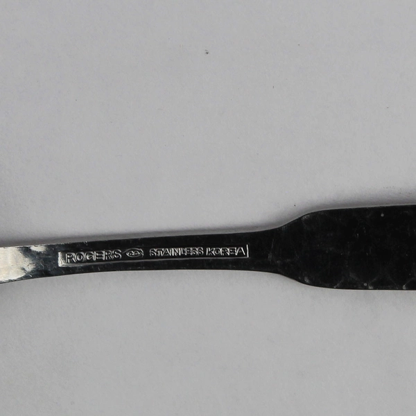 3 Rogers Co Hammered Silver Flatware Spoons