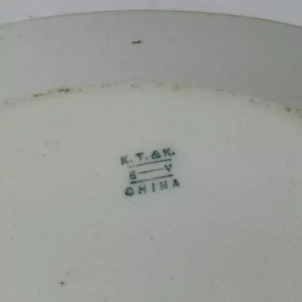 Vintage Knowles Taylor White Semi Vitreous 9" Oval Plate Dinnerware