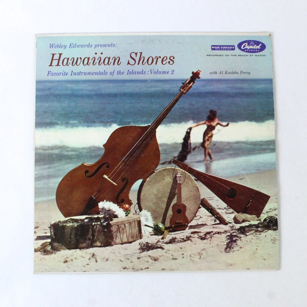 Webley Edwards Hawaiian Shores Volume 2 LP Vinyl Record Pre-Owned 12"