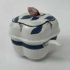 1978 Royal Pavilion At Brighton Elizabeth Arden Mustard Jar With Spoon