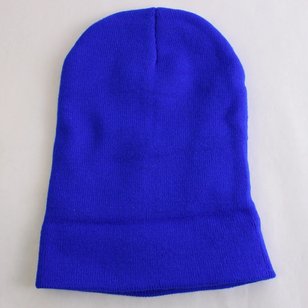 Headlamp Beanie USB Rechargeable Unisex One Size Blue LED Hat Light