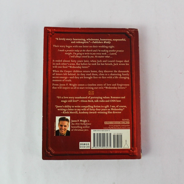 The Wednesday Letters by Jason F. Wright 2008 Paperback - Acceptable Condition