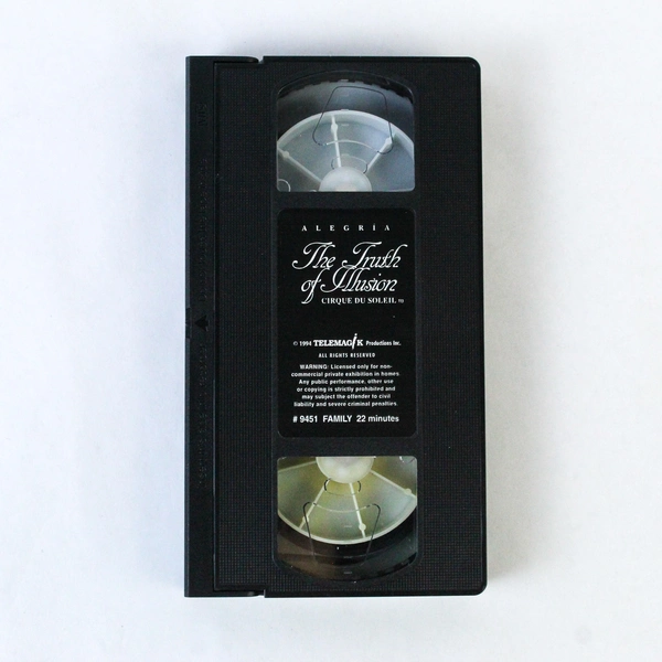 Cirque Du Soleil Alegria The Truth of Illusion VHS 1994 Documentary Telemagik