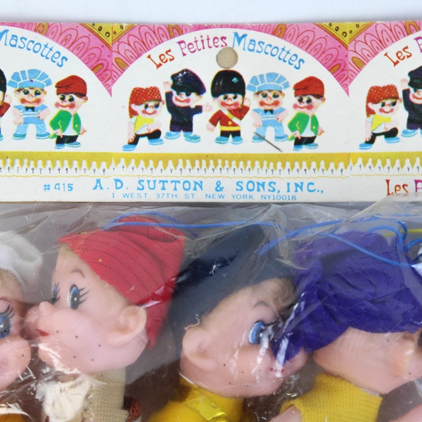 Set of 5 A.D. Sutton & Sons Les Petites Mascottes Sealed Package