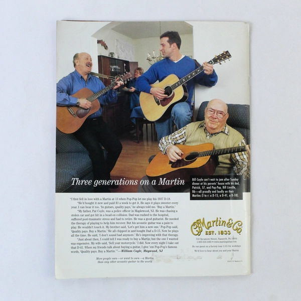 Acoustic Guitar Magazine Aug 2001 Emmylou Harris Red Dirt Girl Good Condition