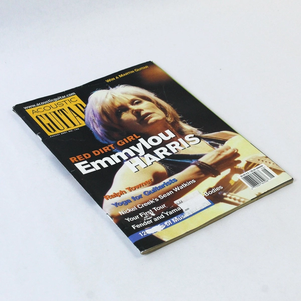 Acoustic Guitar Magazine Aug 2001 Emmylou Harris Red Dirt Girl Good Condition