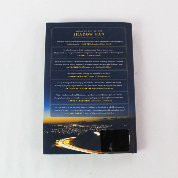 Shadow Man by Alan Drew 2017 Hardcover - Good Condition