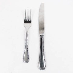 Lot of 2 Cambridge 18/8 Stainless Steel Flatware Carlyle Fork & Knife
