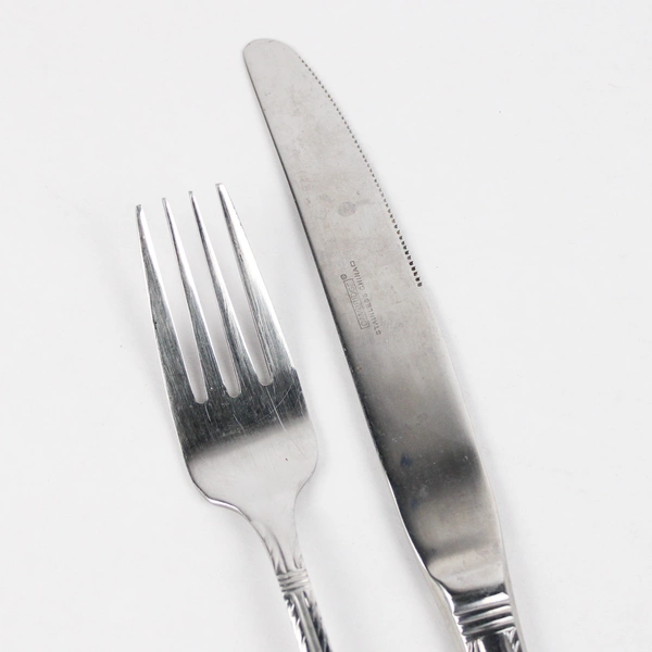 Lot of 2 Cambridge 18/8 Stainless Steel Flatware Carlyle Fork & Knife