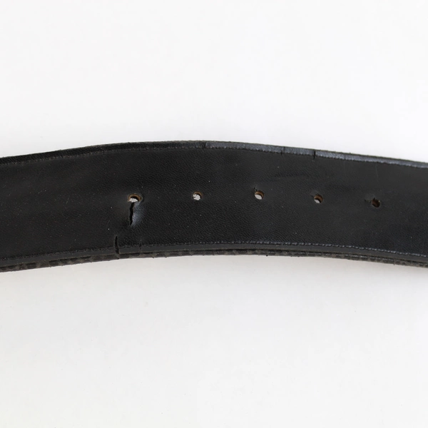 Accessories by Maria Black Snake Skin Leather Belt Women's Size S/M