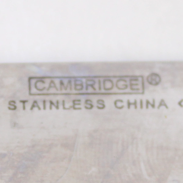 Lot of 3 Cambridge Stainless Steel Pattern Undetermined 2 Knives 1 Dinner Spoon