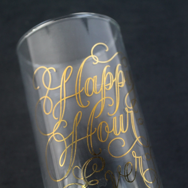 Happy Hour Ever After Highball Glass 6 Inch
