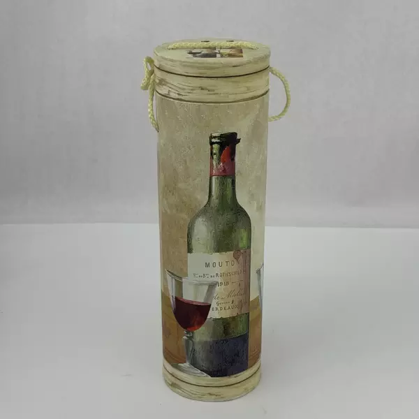 2002 Fabrice de Villeneuve Art In Motion Wine Bottle Carrier Caddy Gift Box