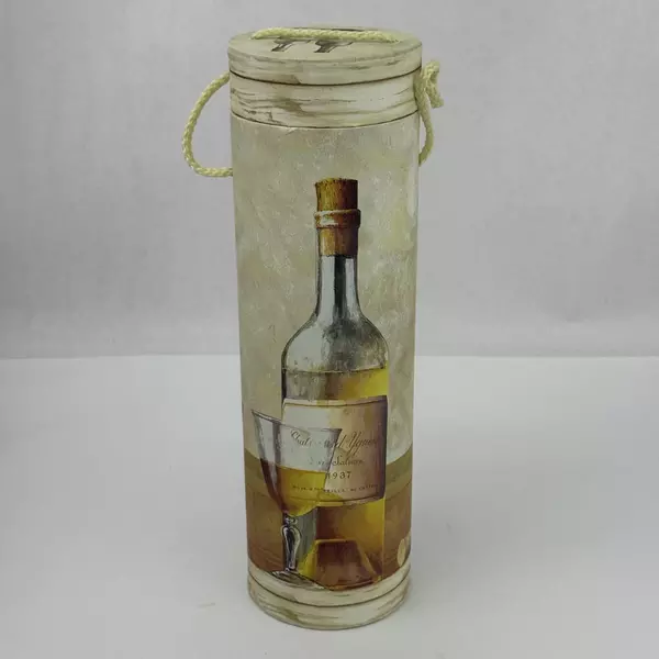 2002 Fabrice de Villeneuve Art In Motion Wine Bottle Carrier Caddy Gift Box