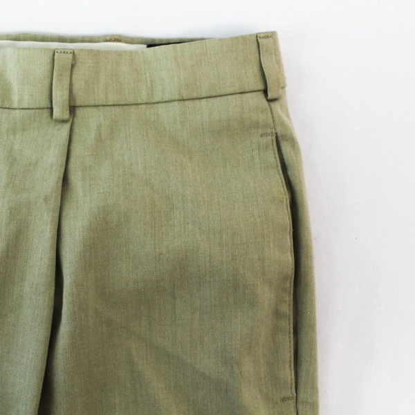 Slates by Dockers Men's Tan Pleated Dress Pants 36x34 Stretch Fit Good Condition