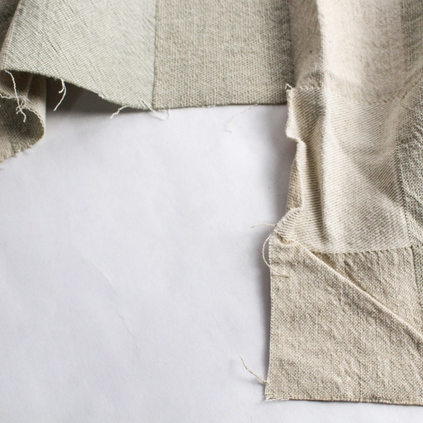 Woven Heavyweight Upholstery Fabric Beige Linen 22" W x  2.75 Yards L